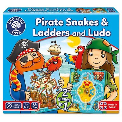 Pirate Snakes and Ladders &amp; Ludo Board Game
