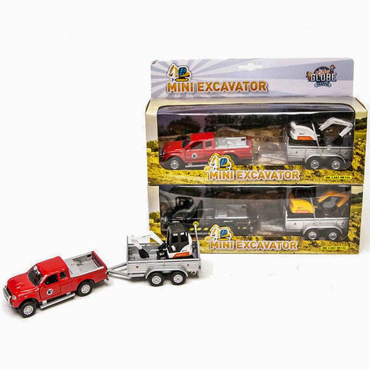 Kids Globe Pajero with Mini Excavator