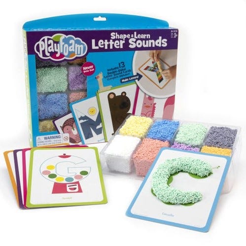 Playfoam Shape &amp; Learn Letter Sounding