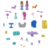 Polly Pocket Dolls Puppy Party Playset