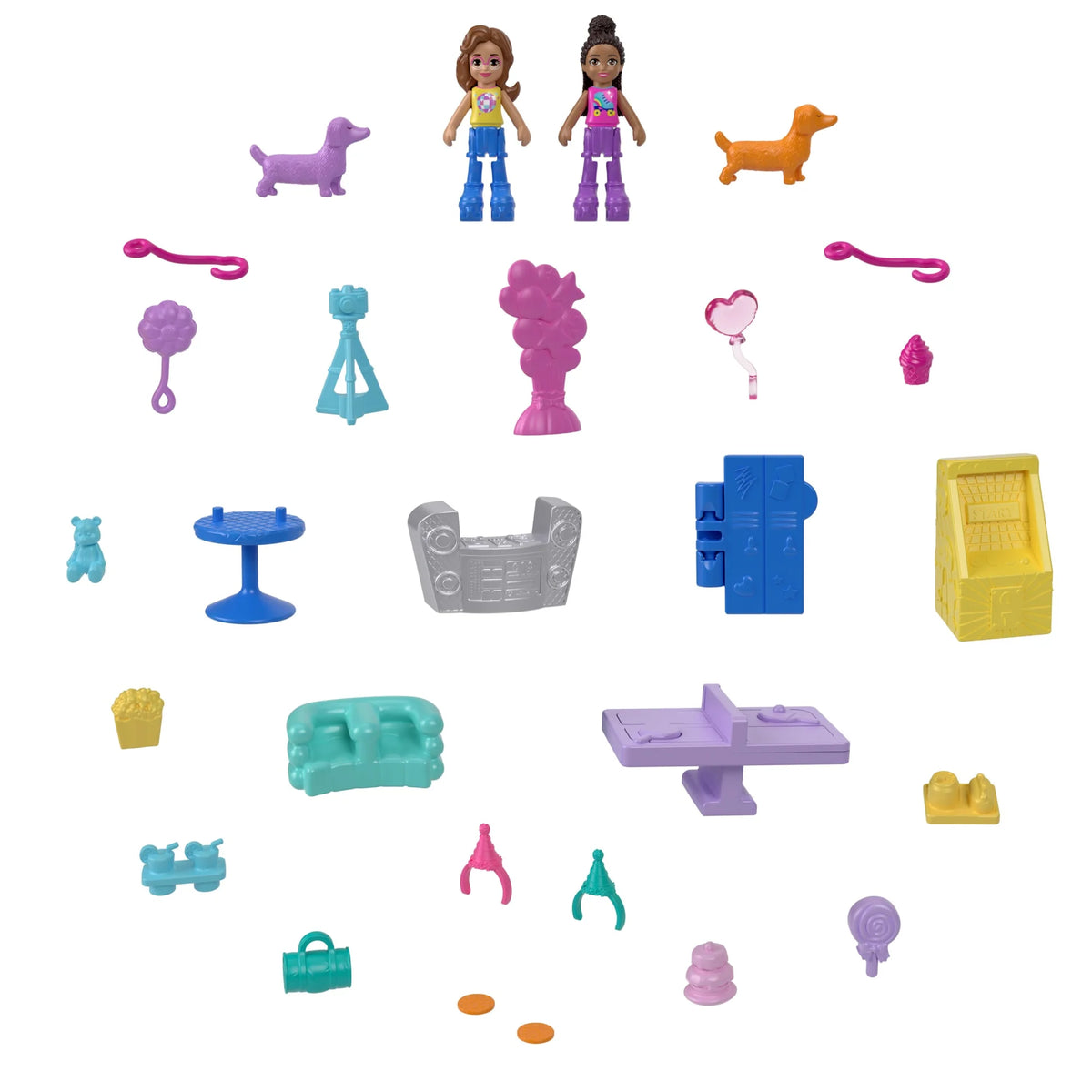 Polly Pocket Dolls Puppy Party Playset