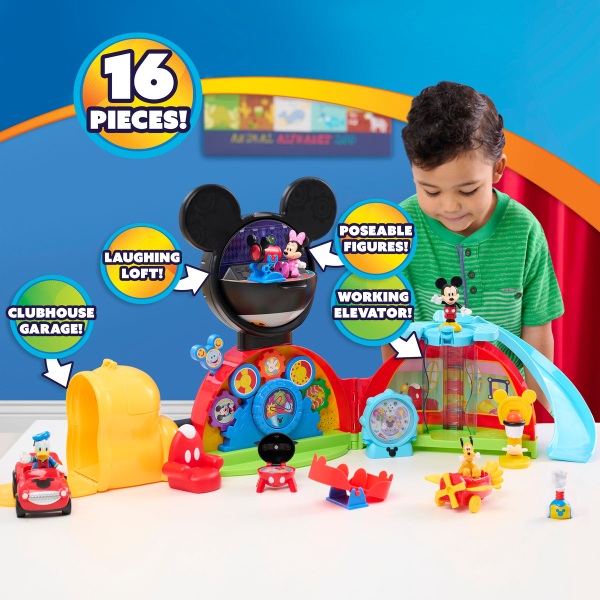 Disney Junior Mickey Mouse Clubhouse Deluxe Playset with figures and accessories – view 2