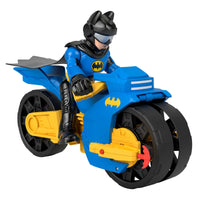 Imaginext DC Super Friends Batcyle XL & Batman