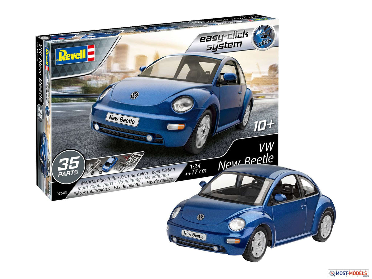 1:24 Revell Volkswagen New Beetle Easy-Click