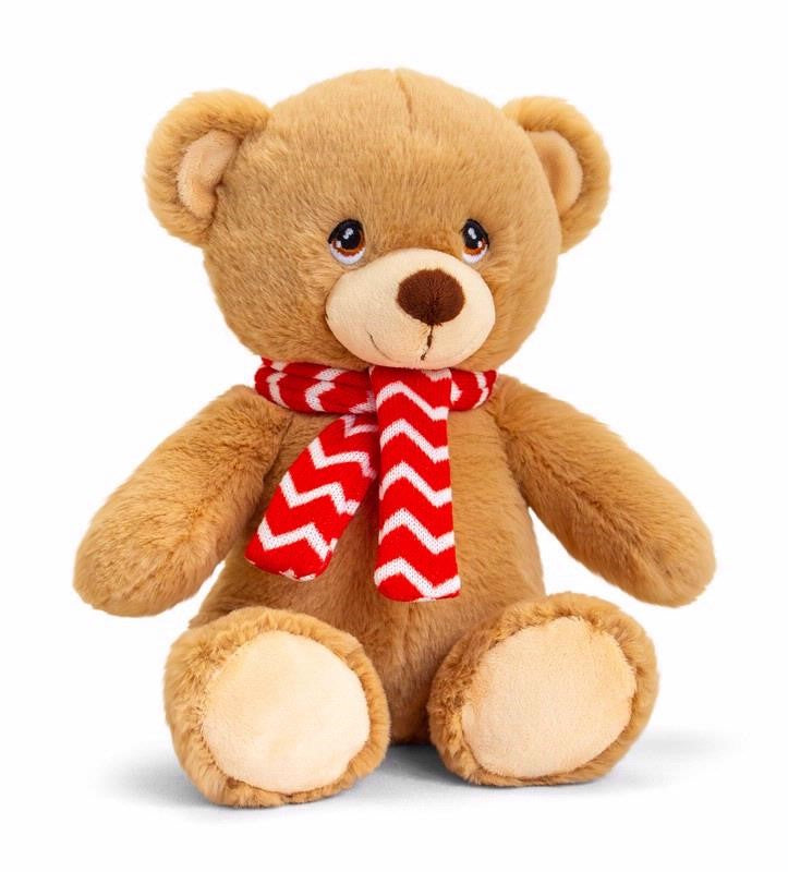 Keeleco 35cm Conker Bear with Scarf