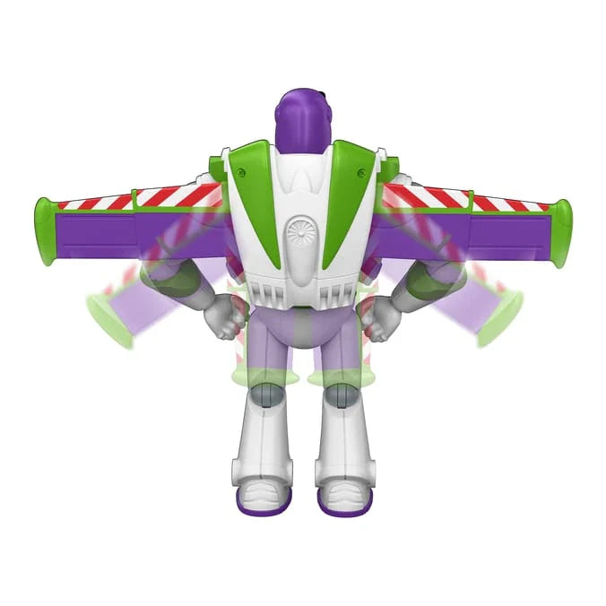 Press the red chest button to deploy the wings