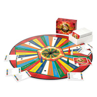 150 Cards, Playing Board, Playing Pieces and a QR code taking you to our new timer App