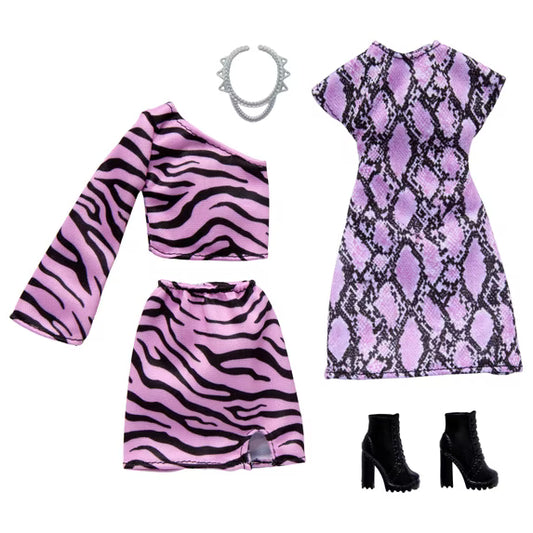 Barbie Fashion Outfit – Animal Print Style