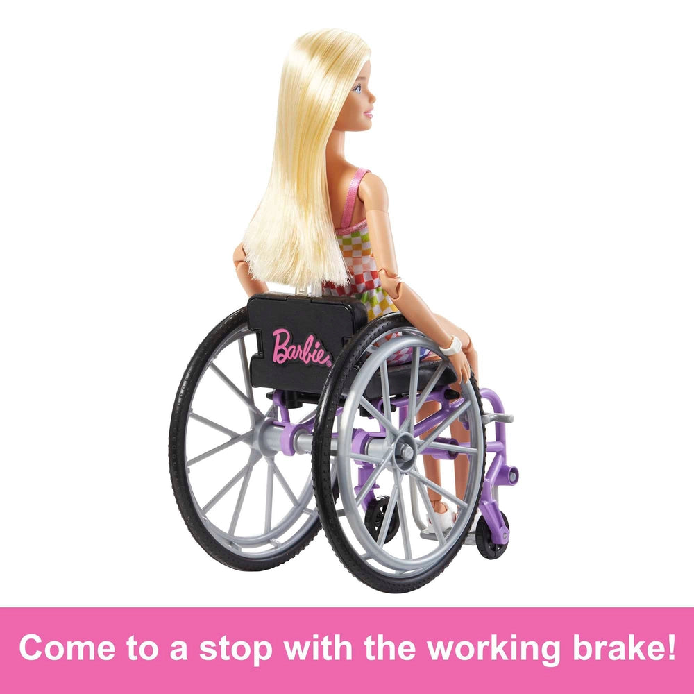 Rolling wheelchair wheels with a working brake