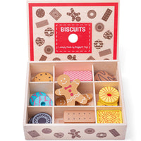 Bigjigs Toys Biscuit Box Play Food Set