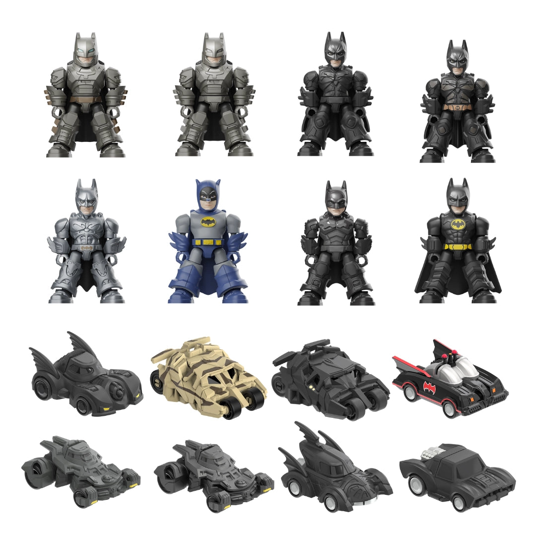 Includes 1 surprise Batman or Batmobile model kit