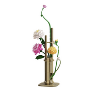 Includes three flower designs in one display