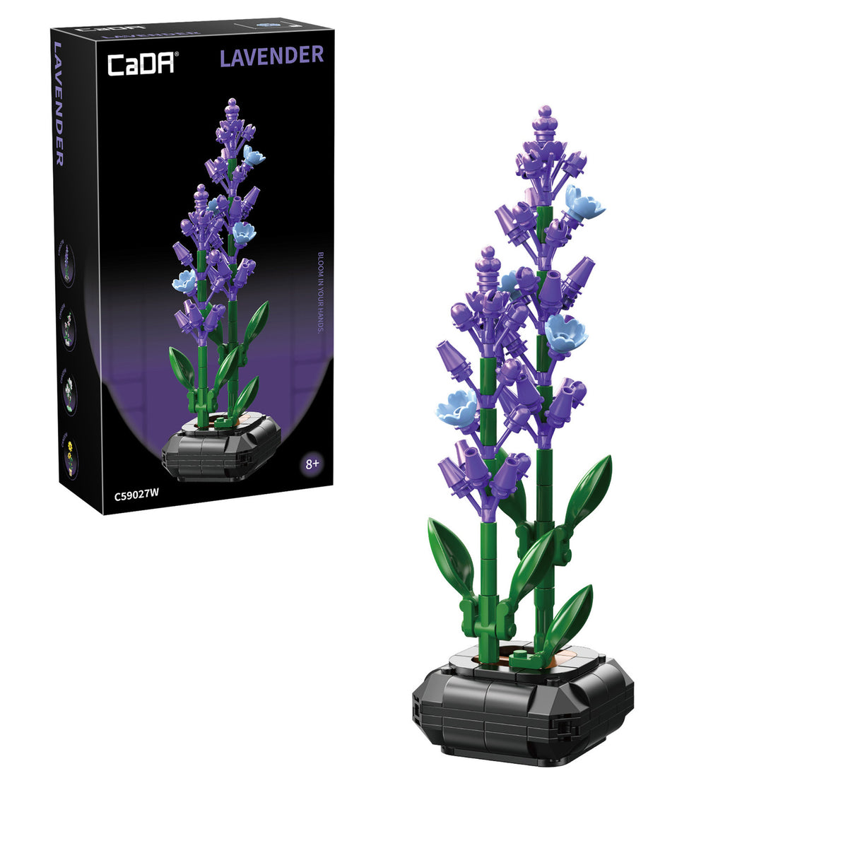 Cada Bricks Lavender Building Block Planter
