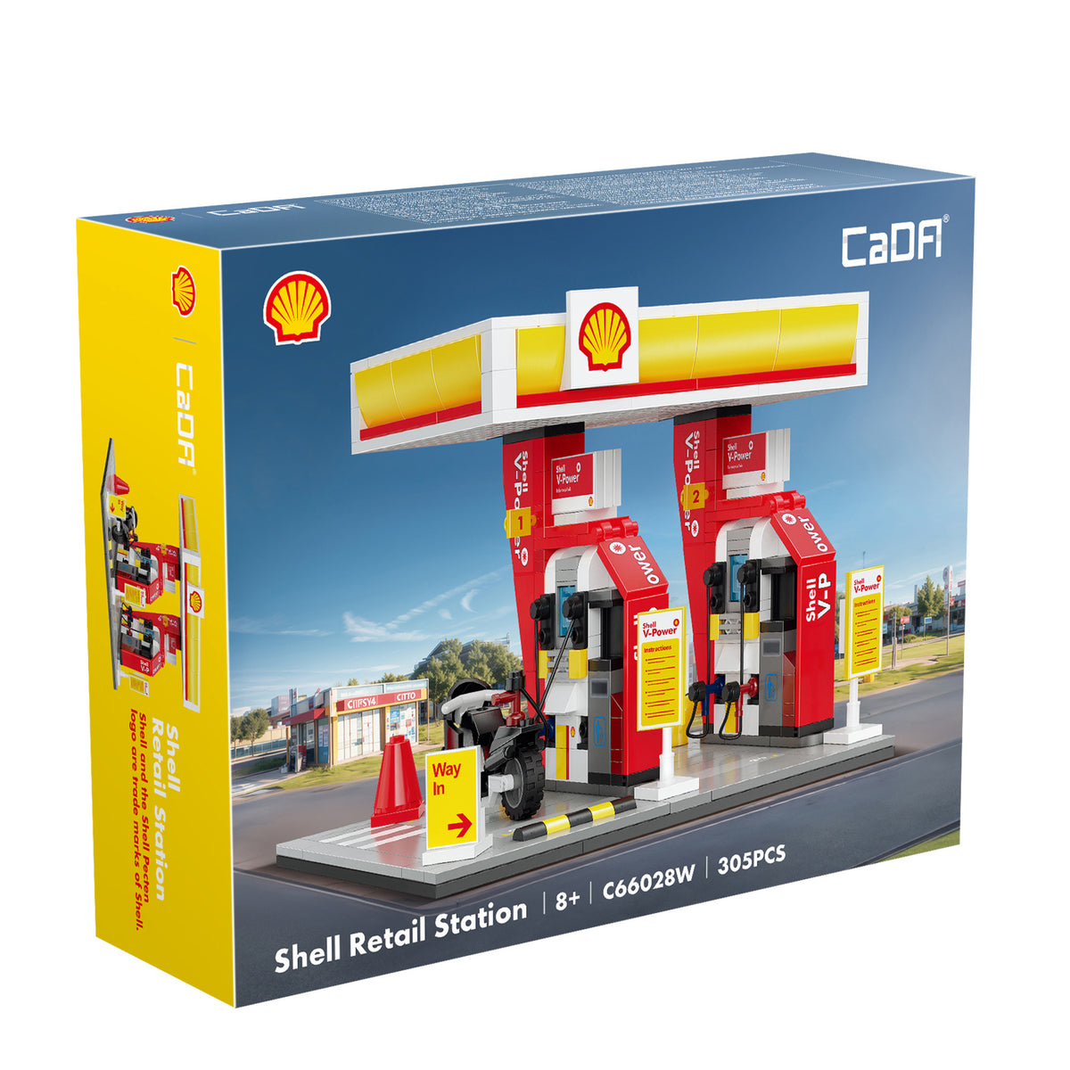 Cada Bricks Shell Filling Station