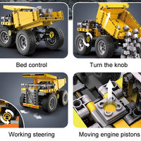 Load bed can be raised and lowered using a side control knob
