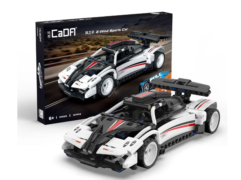 CaDA Z Wind Pull Back Racing Car