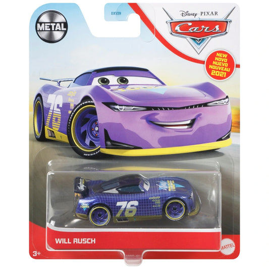Disney Pixar Cars Diecast Car Will Rusch