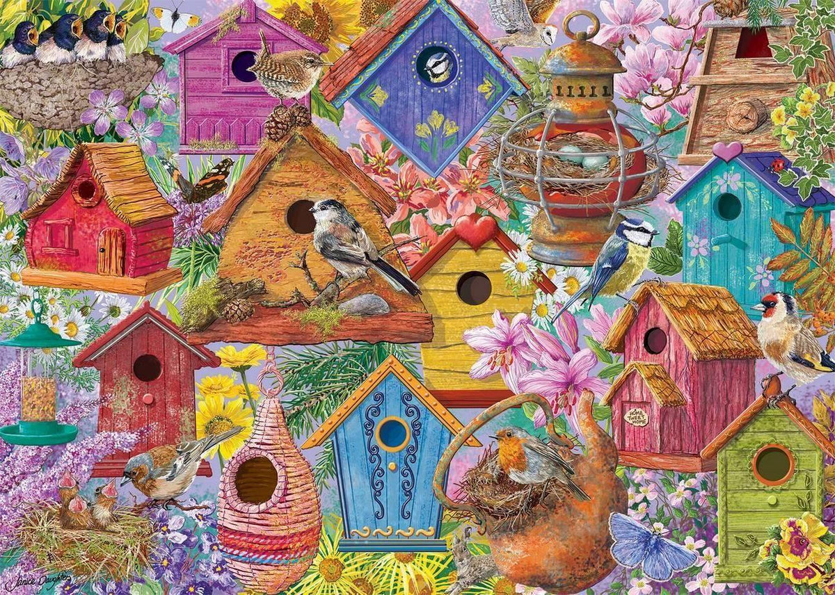 Features the Bird Nest Village design