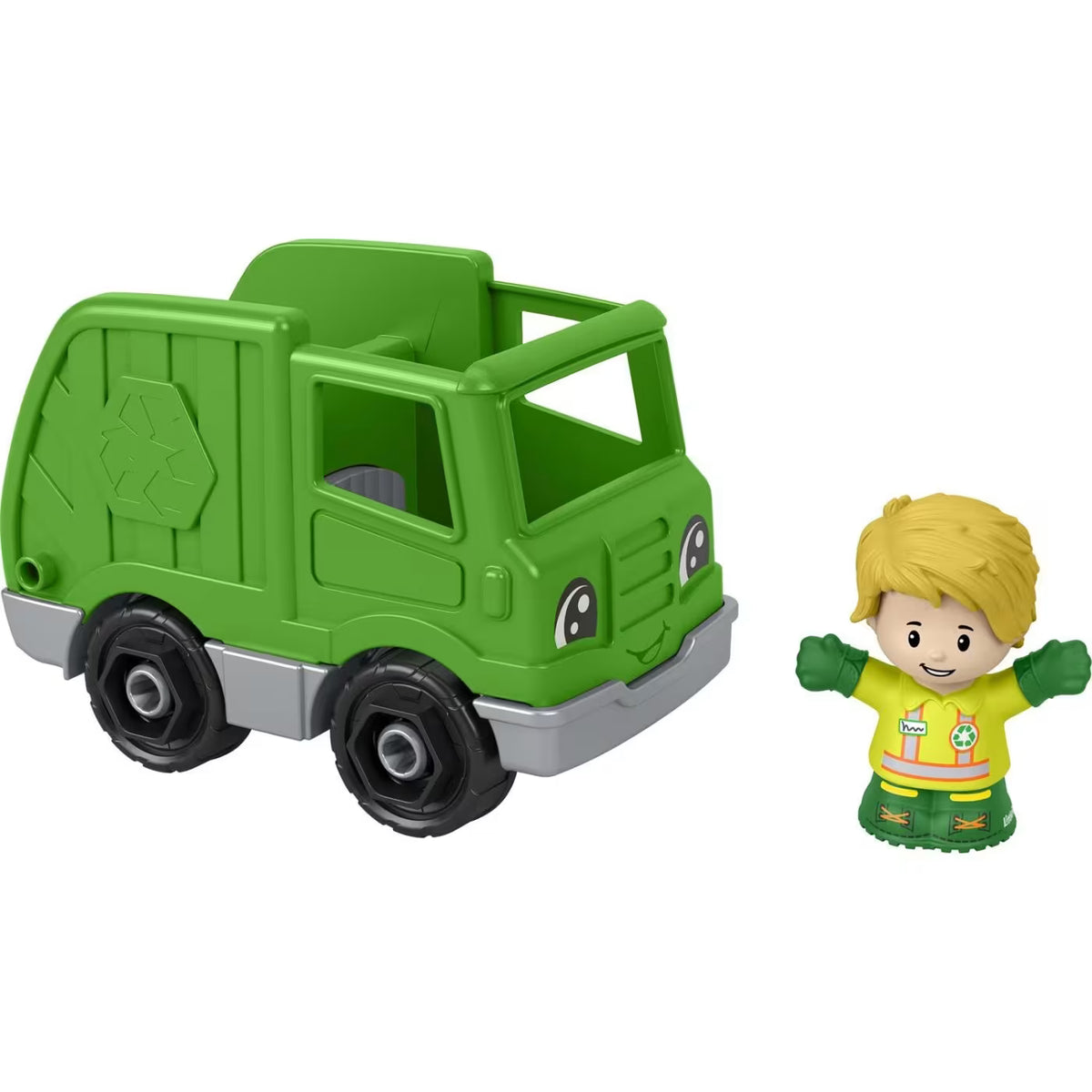 Fisher-Price Little People Recycling Truck Toy Vehicle with Figure