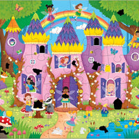 50-piece jigsaw puzzle featuring a fairy palace scene