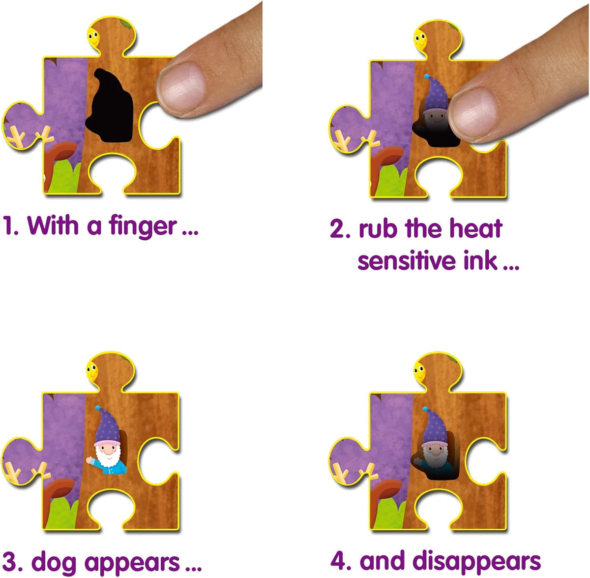 Includes 15 rub-and-reveal magic patches