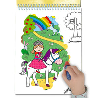Includes 6 reusable unicorn-themed picture boards