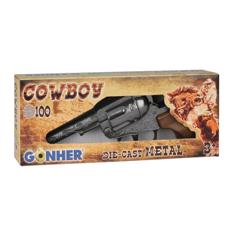 Classic Western revolver-inspired design