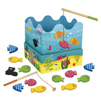 Fishing-themed skill game for young children