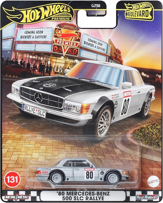 Hot Wheels Boulevard '80 Mercedes-Benz 500 SLC Die-Cast Car