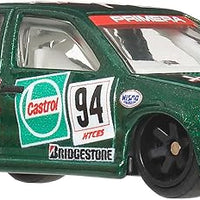 Finished in a distinctive green racing-inspired design