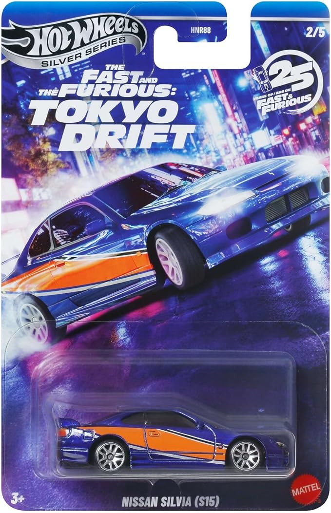 Hot Wheels Fast & Furious Nissan Silvia S15 Tokyo Drift Custom Die-Cast Car