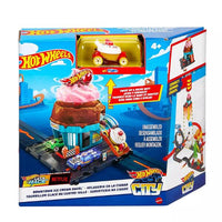 Hot Wheels City Downtown Ice Cream Swirl Playset
