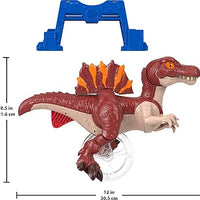 The 8.5 inch-tall dinosaur toy can dart, dash, chomp and thrash with dynamic motion