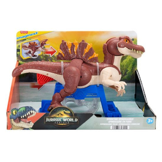 Imaginext Jurassic World Rebirth Sprinting Spinosaurus Dinosaur Toy