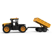 Includes detachable tipping trailer