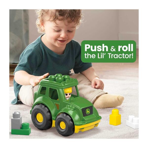 Rolling wheels encourage active, hands-on play