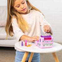 Compact design for play at home or on the go