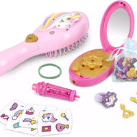 Comes with over 100 hair shimmers for decorating hairstyles