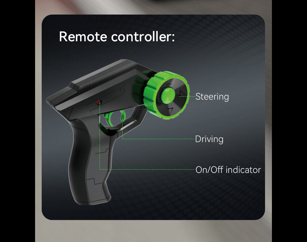 2.4GHz remote control for responsive driving