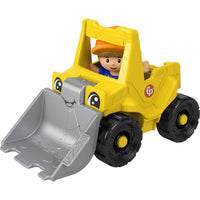 Push-along construction vehicle designed for toddler play