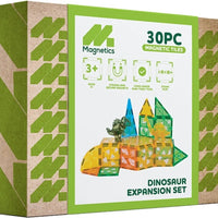 MAGNETICS 30-pcs Magnetic Tiles Dino Set
