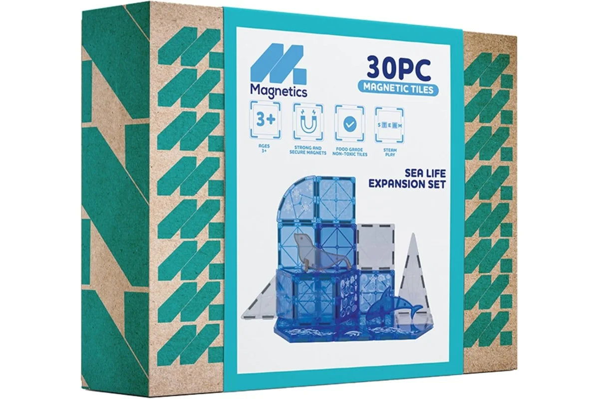 MAGNETICS 30-pcs Magnetic Sea Life Set