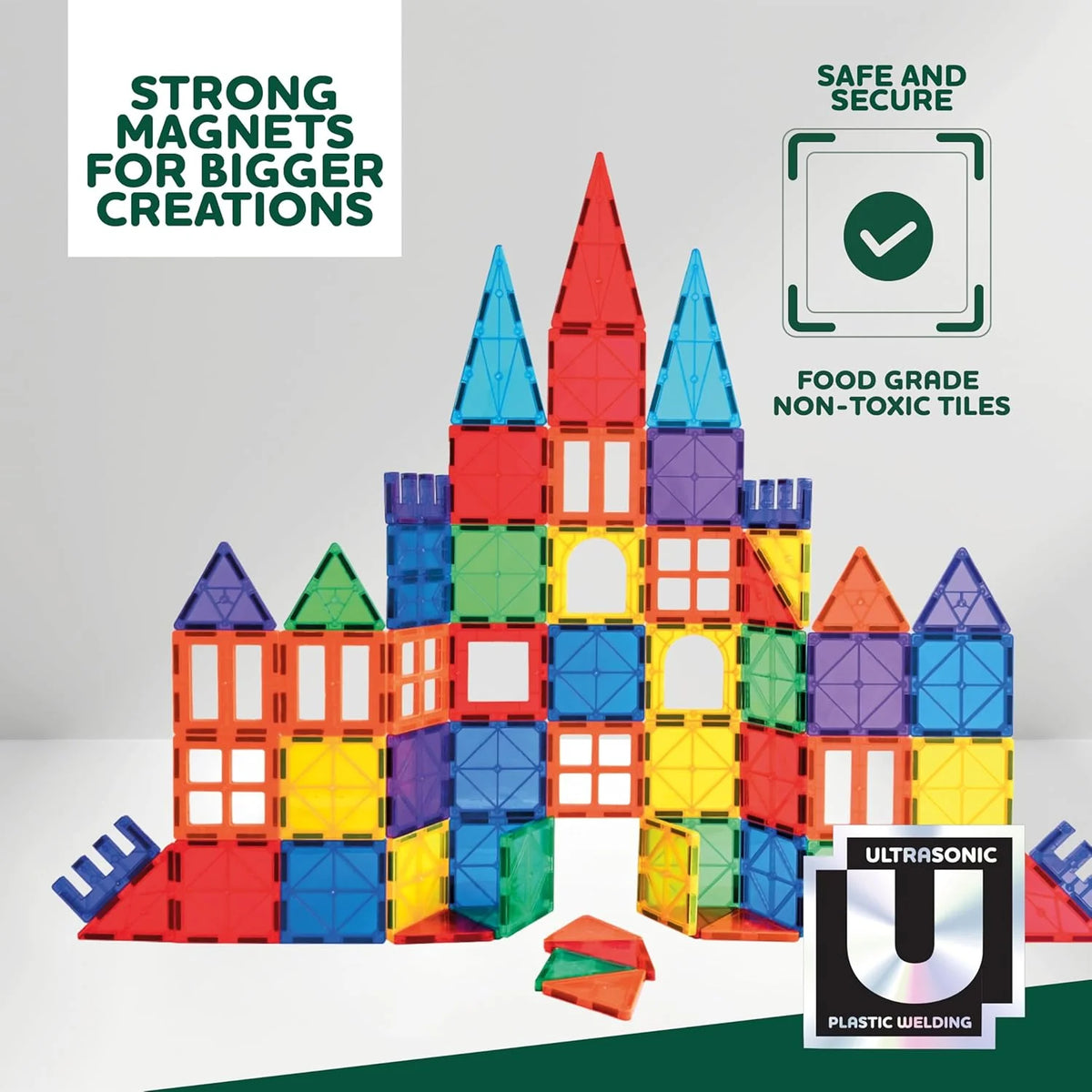 Create both 2D shapes and 3D structures