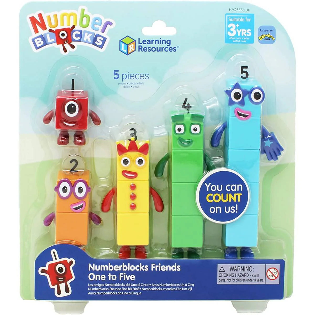Numberblocks Friends One to Five Figurine Set