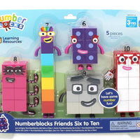 Numberblocks Friends Six to Ten Figurine Set