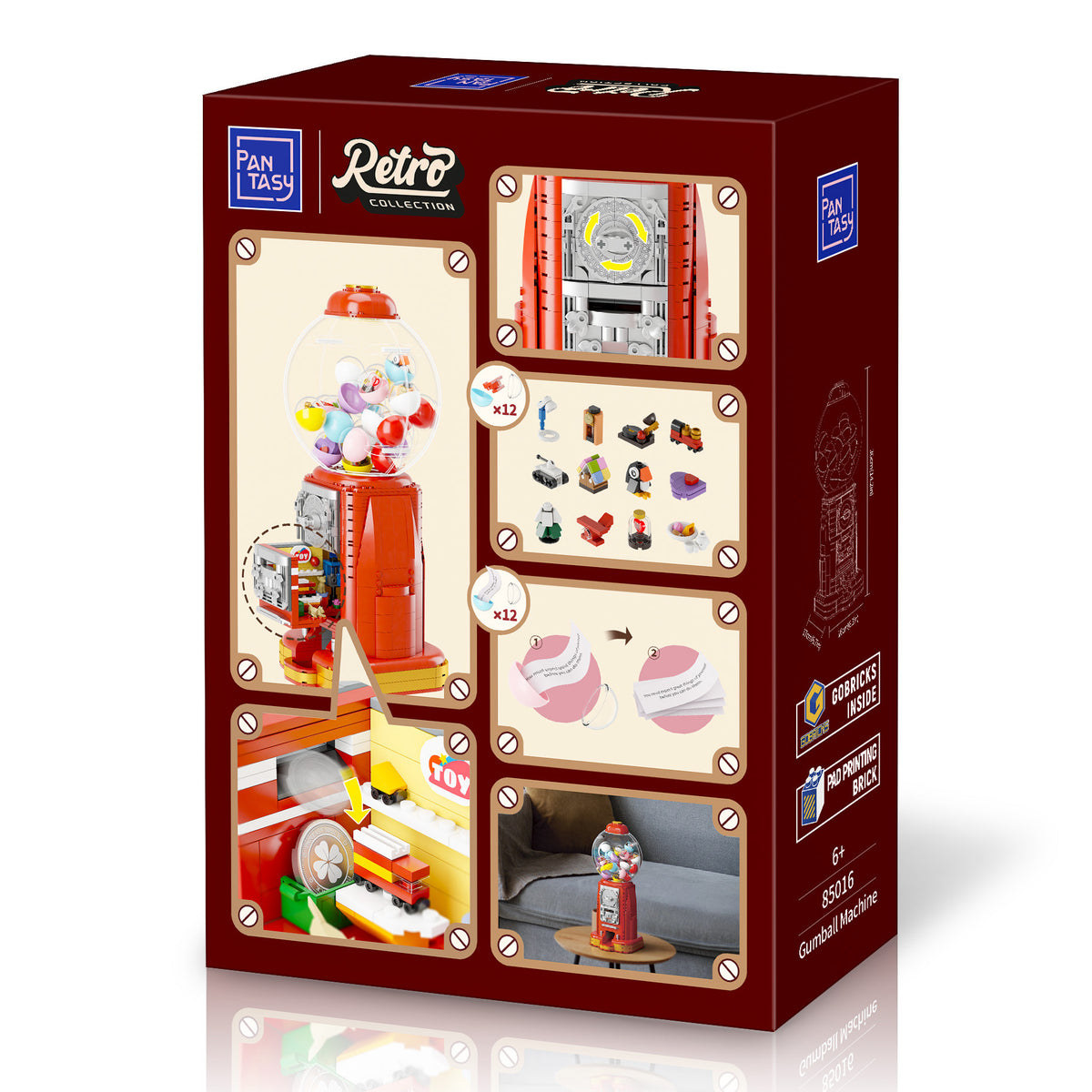 Capsules can be opened for added display options