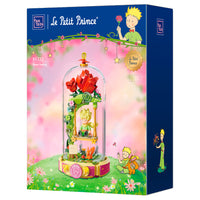 Compact display piece for desks, shelves, or offices