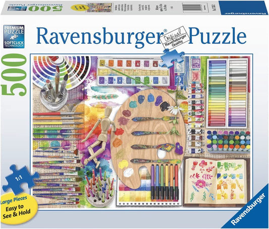 The Artist’s Palette 500pc Jigsaw Puzzle