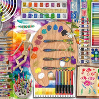 Includes 500 large-format puzzle pieces that are easier to handle
