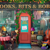 Features the Books, Bits &amp; Bobs artwork